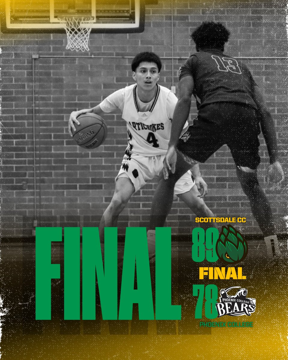 Another W in the Win column. Thank you to everyone who came and supported your Fighting Artichokes❗️We take on Chandler-Gilbert CC on Saturday for our 3rd Conference game of the season. 🟩🟨

#Together | #GoChokes