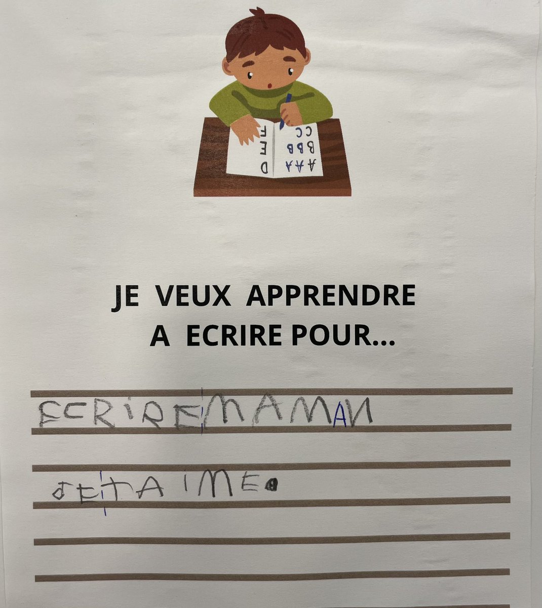 HinterlangSarah's tweet photo. Vu ce matin pendant un rendez-vous de carrière en grande section de maternelle. En voilà un beau projet ! https://t.co/jclZGMpaXj