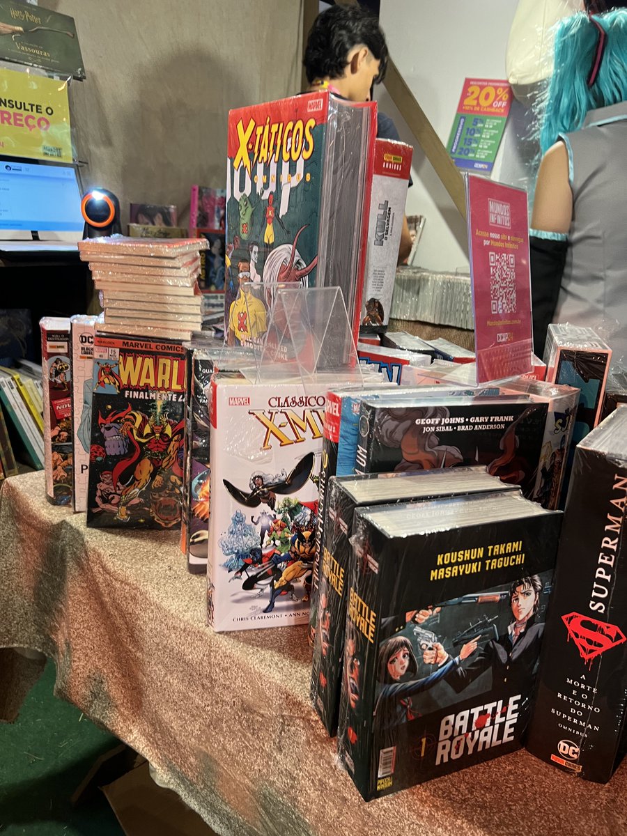 MangasBrasil's tweet photo. Fotos das novidades no estande da @M_InfinitosBR na CCXP24 - @CCXPoficial 

#MangasBrasil #Mangas #Comics #HQs #MundosInfinitos #CCXP https://t.co/SPHXzkD2Jl