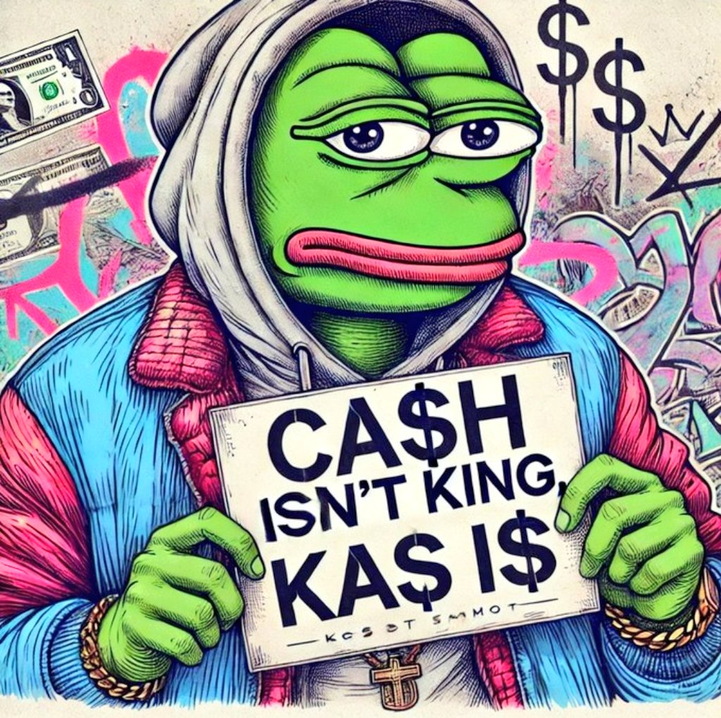 $PEPE ON $KAS IS THE CASH COW❗️❗️❗️

DONT FADE $PEPE ON $KAS 🤑🤑🤑