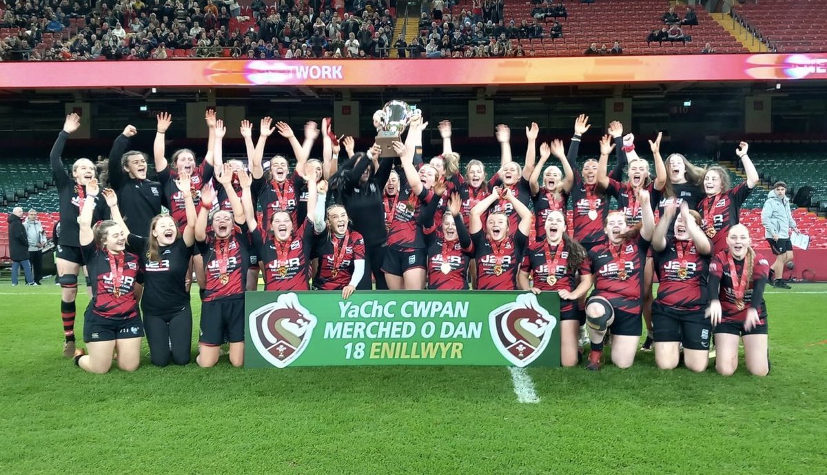 Five years, five cup finals, five wins 🏆 Fantastic win for the girls tonight in the WRU Schools and Colleges league final 🏉🏟

Coleg Gwent 51 - 5 Coleg y Cymoedd 

An excellent game, you should all be very proud! 🙌