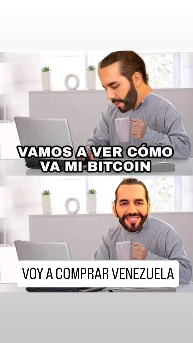 sergusdog's tweet photo. #Bitcoin 🤣 @nayibbukele https://t.co/5gEhQ591dB