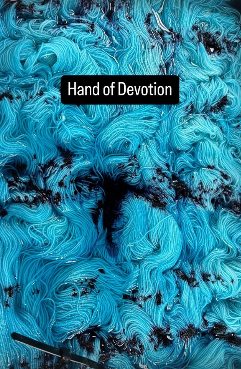 Got my first two pans of Hand of Devotion dyed today!