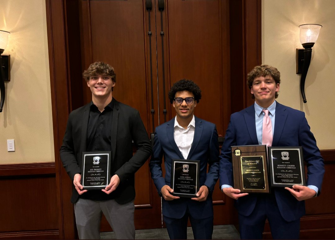 hcstangs_FB's tweet photo. It has been an honor &amp; privilege to coach each of these young men. Thank you touchdown club for recognizing their sacrifice &amp; accomplishments.
@gregory_guidry1 
@JosephTrickett 
@Bennettcopp https://t.co/wqcf7nGZDp