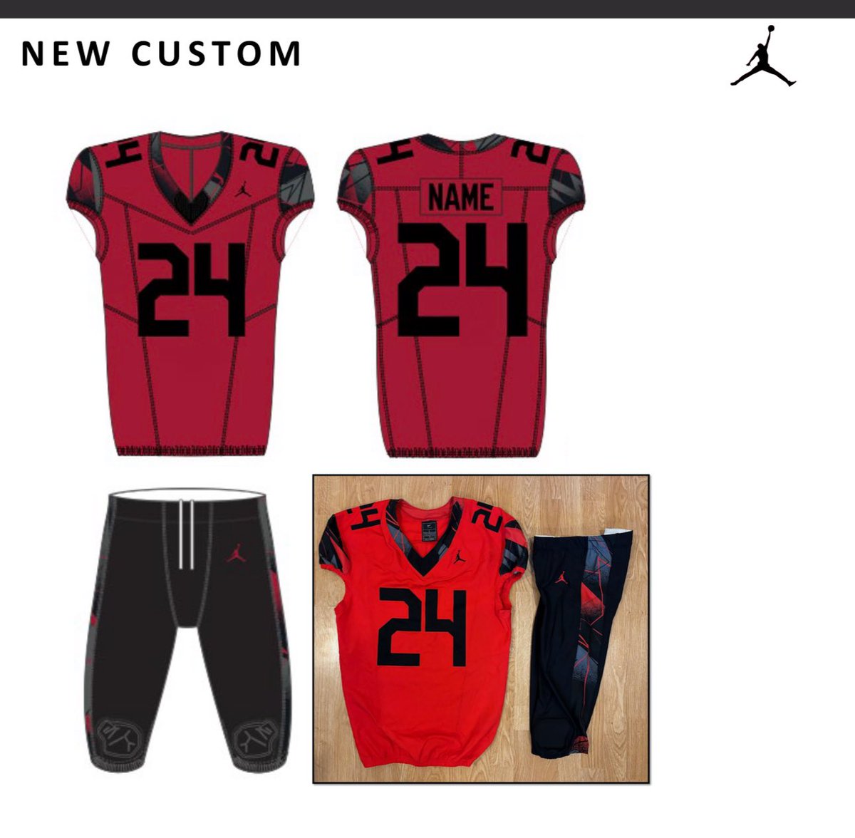 JustinUtupo's tweet photo. @LKWDFOOTBALL 2025 ⏳
Excited to partner with Nike to design our new Jordan uniforms!
#TeamJumpMan https://t.co/LM0oBQdZrV