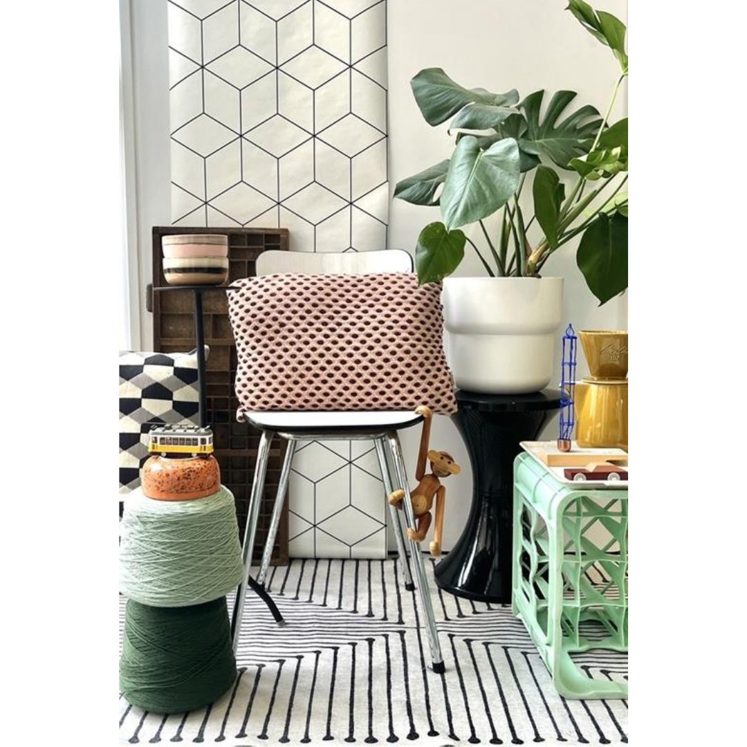 Mooi werk van studente Vicky tijdens de Masterclass Interieurstyling van de opleiding Ruimtelijk vormgeven richting interieur. Opdracht: ontwikkel een volledig en gedetailleerd stylingplan, zowel digitaal als fysiek.