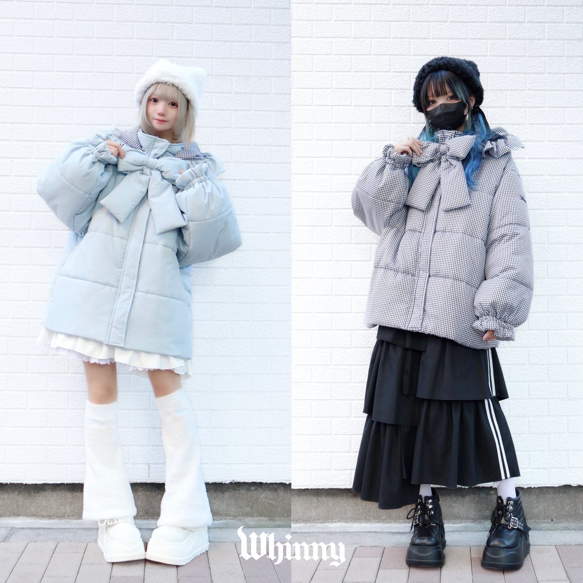 Whinny爆リボンわたあめアウター