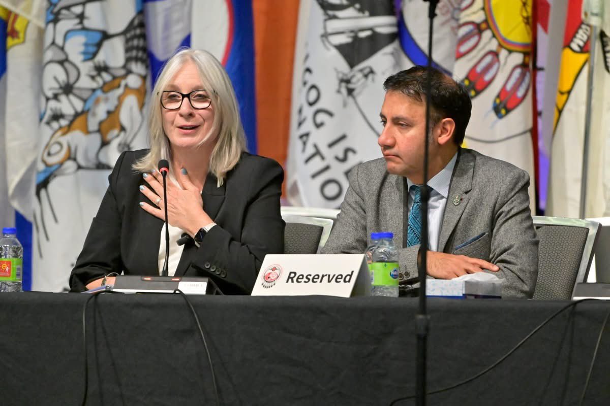 PattyHajdu's tweet image. Today's conversations at #AFNAGA are vital and will continue to guide my efforts in advancing the changes that First Nations deserve.
Through genuine nation-to-nation partnership, we will build a fair future for all.