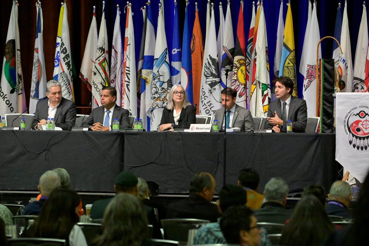 PattyHajdu's tweet image. Today's conversations at #AFNAGA are vital and will continue to guide my efforts in advancing the changes that First Nations deserve.
Through genuine nation-to-nation partnership, we will build a fair future for all.
