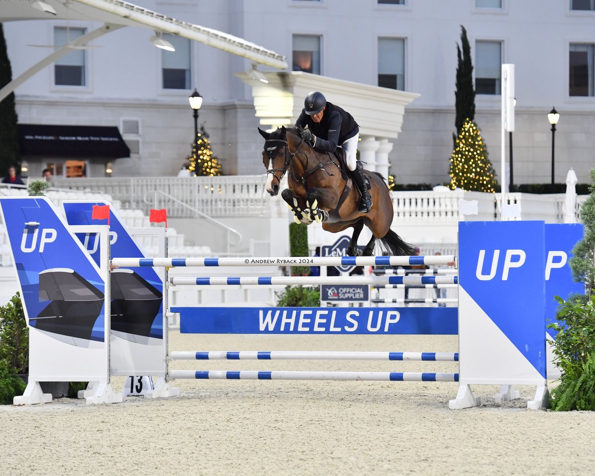 🏆 Ireland's Paul O'Shea and Squirt Gun flew to victory in the $63,000 Wheels Up Grand Prix Qualifier CSI3*! 
🥈 Richard Spooner (USA) and Halcon
🥉 Chloe Reid (USA) and Crossover 4