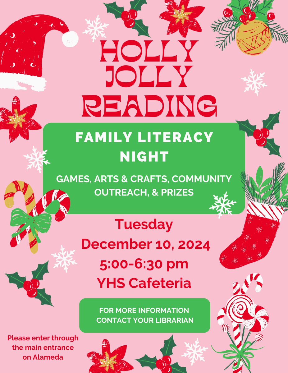 Ysleta High School Library (@library_yhs) on Twitter photo 