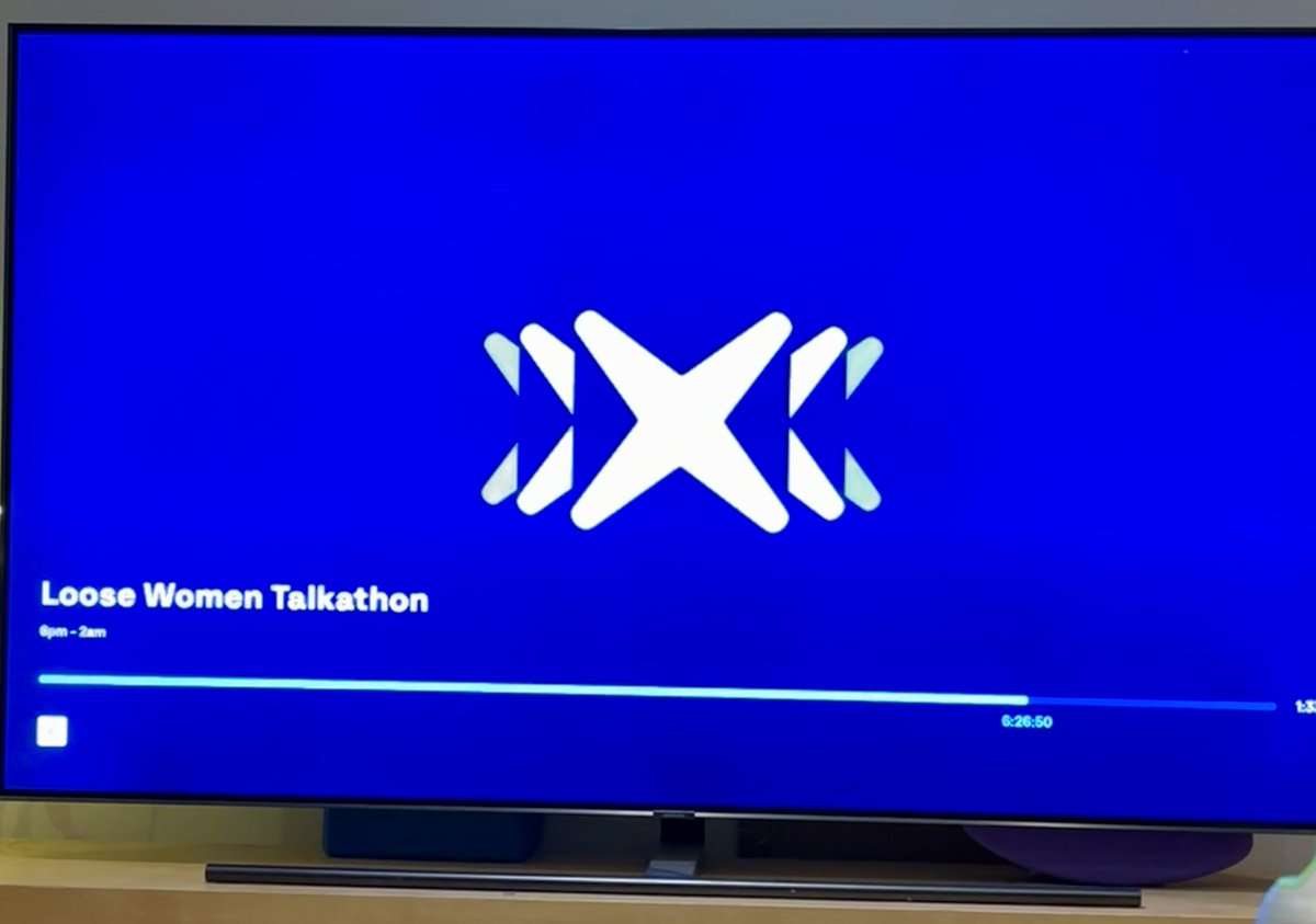 BarryWoodward1's tweet photo. @ITVXhelp @loosewomen @ITV @ITVX Still offline on ITVX app on Samsung QLED TV https://t.co/MTfvpi03Xy