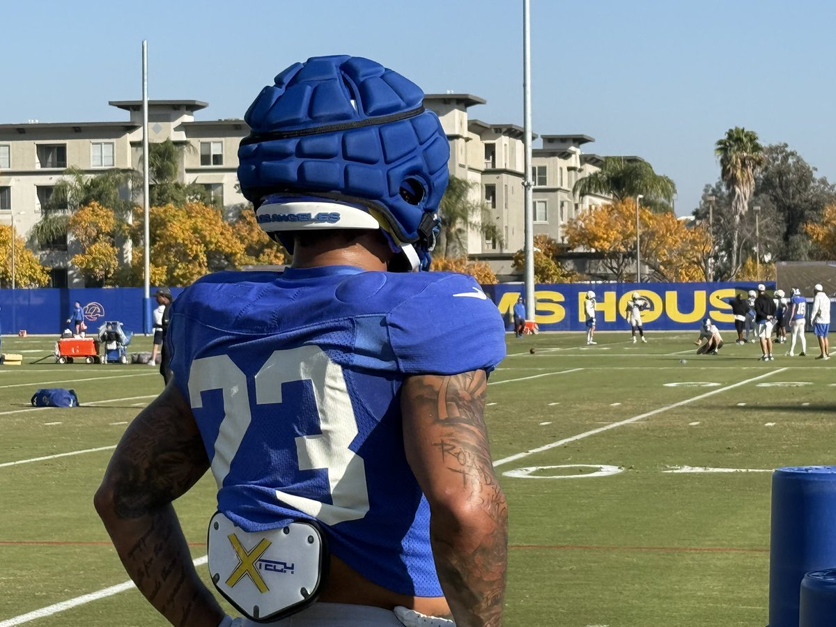 My Cause, my cleats!
 The inspiring story of how Kyren Williams and the <a href="/RamsNFL/">Los Angeles Rams</a> running backs are supporting their coach Ron Gould!
   He coached an Eric Stevens at Cal from 2008-2012.
  5-years ago Stevenson was diagnosed with ALS.
  Sunday the Rams running backs will wear “Axe