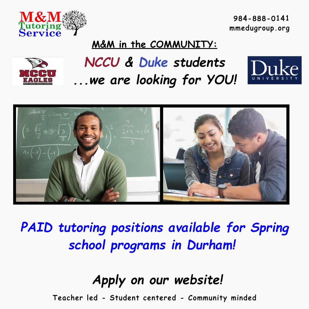 M&M Tutoring Service tweet media