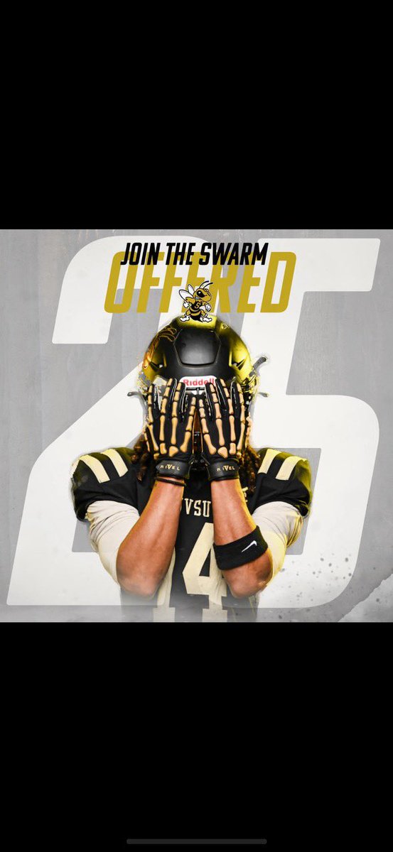 After a great conversation with <a href="/CoachMux/">Caleb Muxlow</a> I am blessed to announce I have received a DII offer from <a href="/WvsuFootball/">WVSU Football</a>
<a href="/CoachTatum2/">Coach Tatum</a>