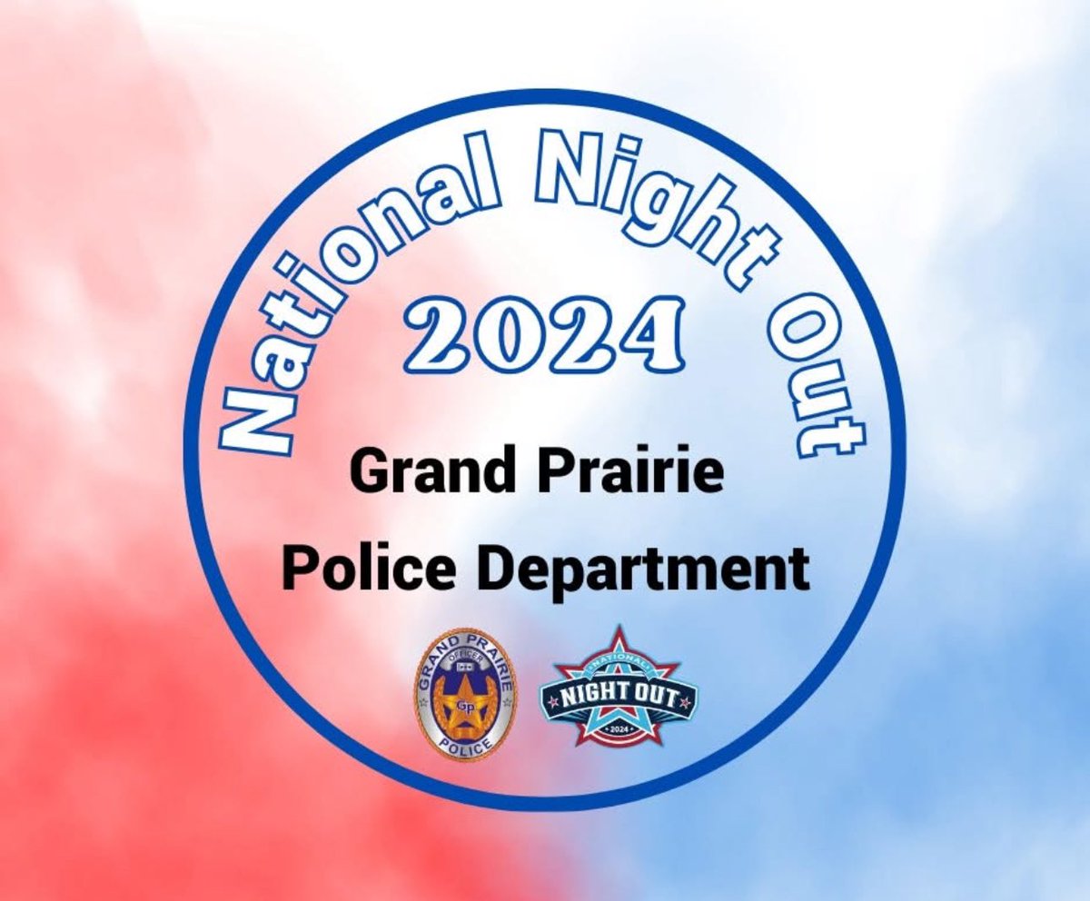 GrandPrairiePD's tweet photo. We are excited to announce that the Grand Prairie Police Department received 3rd place in the National Association of Town Watch's 2024 National Night Out awards. We are so proud to be top 3 in the NATION!!

Thank you to our commUNITY for your support and participation. We are excited for National Night Out 2025!! #nno #Nationalnightout2024 #NationalNightOut