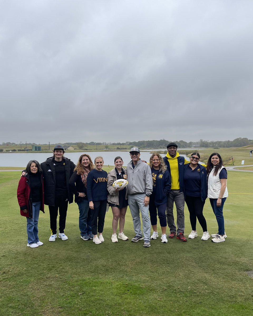 HOUSaberCats's tweet image. We had a great time this morning at the 2024 Viking Cup Golf Tournament! Thank you for having us, @sttheresasocial 😼 #CatsInTheCommunity