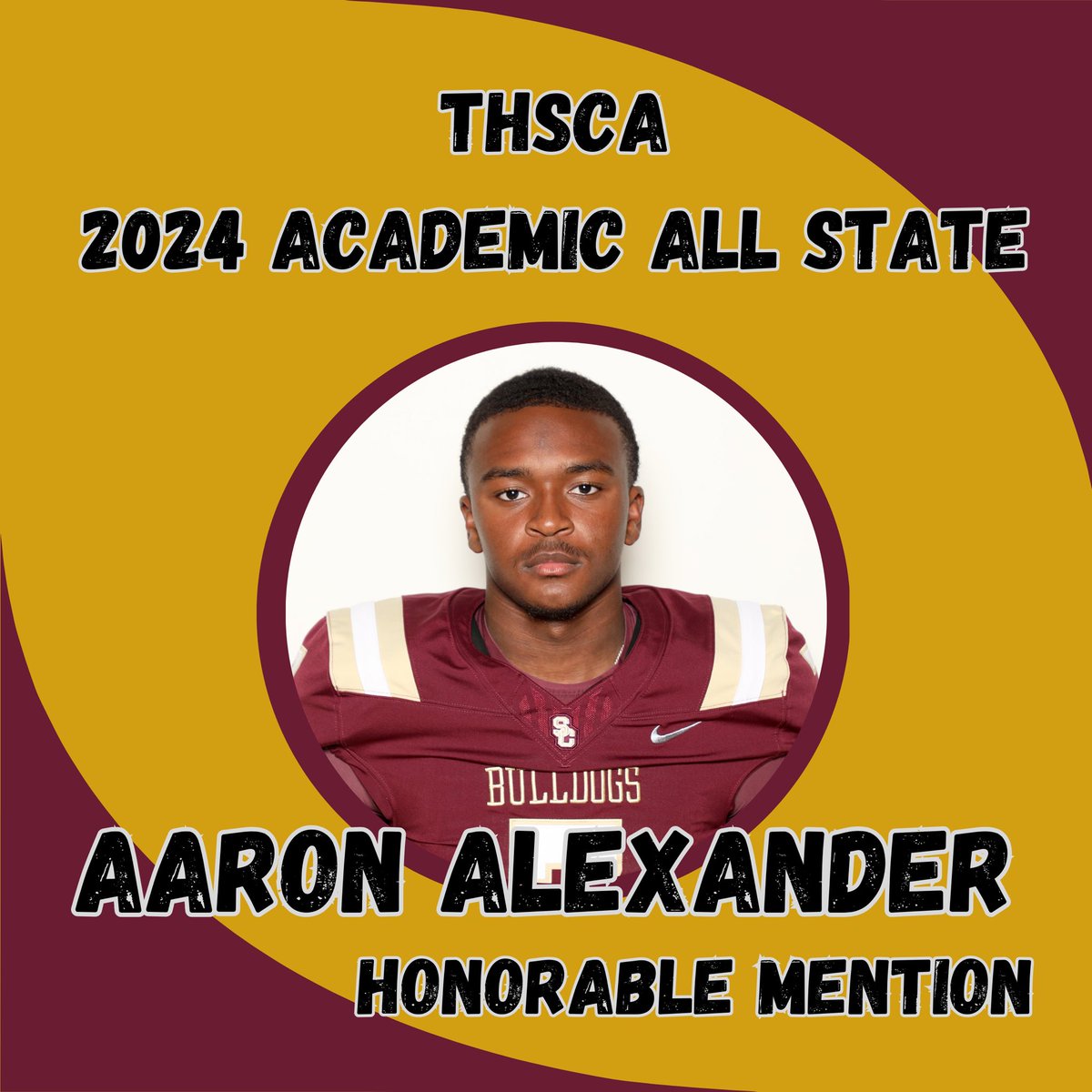 Congratulations to our 5 THSCA Academic All State recipients: