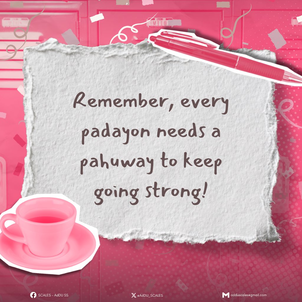 AdDU_SCALES's tweet photo. 𝐓𝐡𝐞 𝐟𝐢𝐫𝐬𝐭 𝐜𝐡𝐚𝐩𝐭𝐞𝐫 𝐨𝐟 𝐒.𝐘. 𝟐𝟎𝟐𝟒-𝟐𝟎𝟐𝟓 𝐢𝐬 𝐜𝐥𝐨𝐬𝐞𝐝! 📖✨

Hey, Dragons! You’ve worked so hard and conquered challenges. Now, it’s time to rest, recharge, and get ready for the next chapter. Enjoy the break—you earned it! 🥳

#ScatterTheEmber 🎇 https://t.co/YXci18XwO4