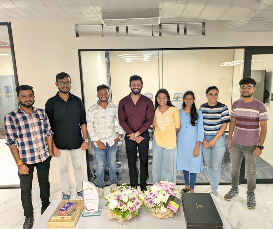 hsmedifice's tweet photo. Five years of commitment, growth, and inspiration! 
 
Congratulations Rudresh Manapure, your journey with HSM EDIFICE Construction Services is a testament to hard work and passion. https://t.co/V489enRc8N