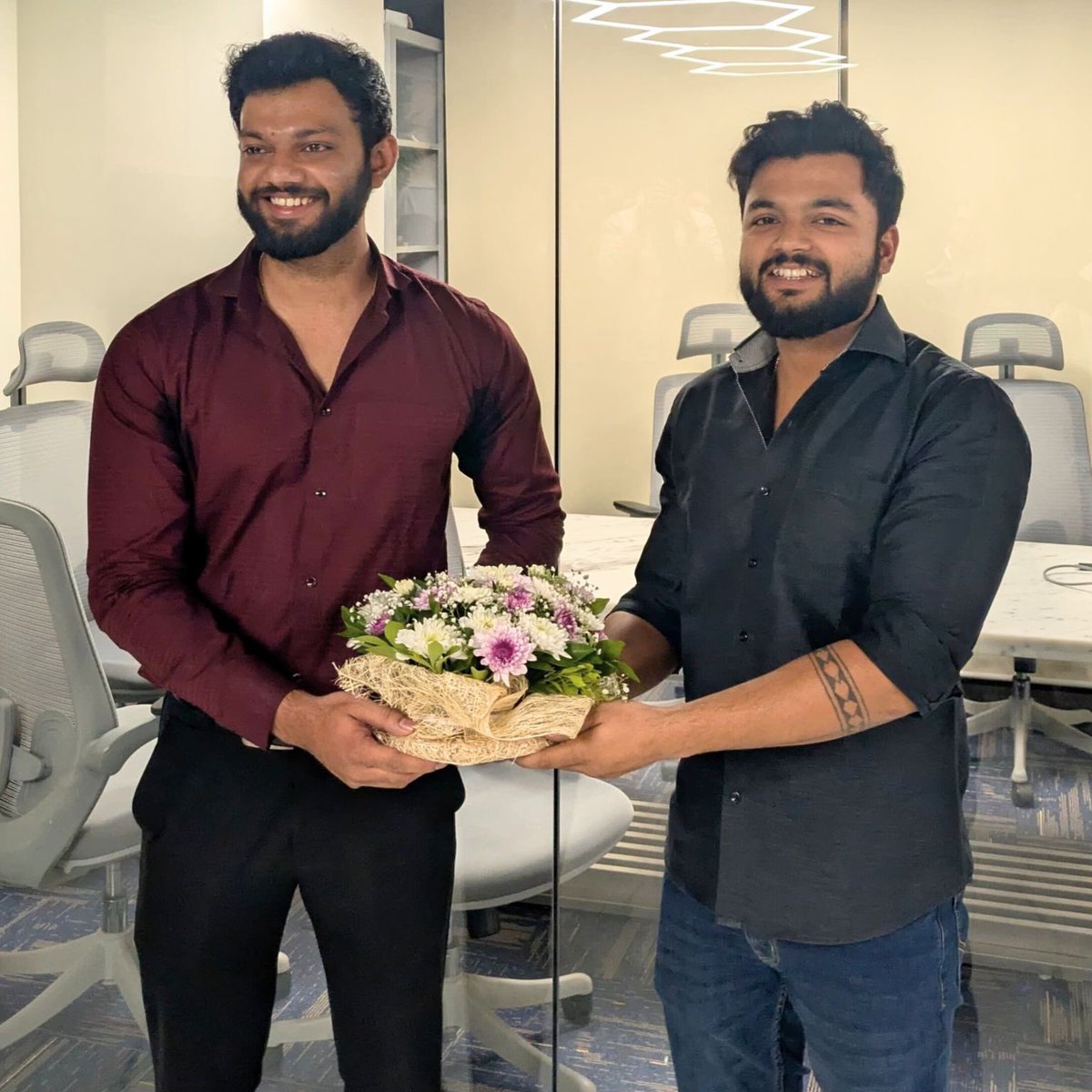 hsmedifice's tweet photo. Five years of commitment, growth, and inspiration! 
 
Congratulations Rudresh Manapure, your journey with HSM EDIFICE Construction Services is a testament to hard work and passion. https://t.co/V489enRc8N