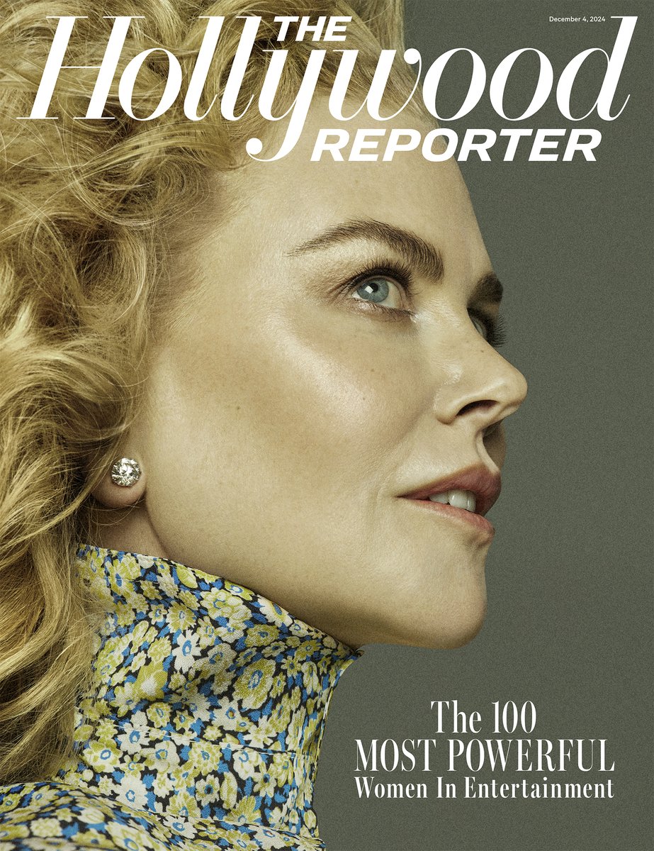 CleanData_'s tweet photo. Nicole Kidman cubre la portada para el recién número de la revista THR. https://t.co/vNaCAu9i84