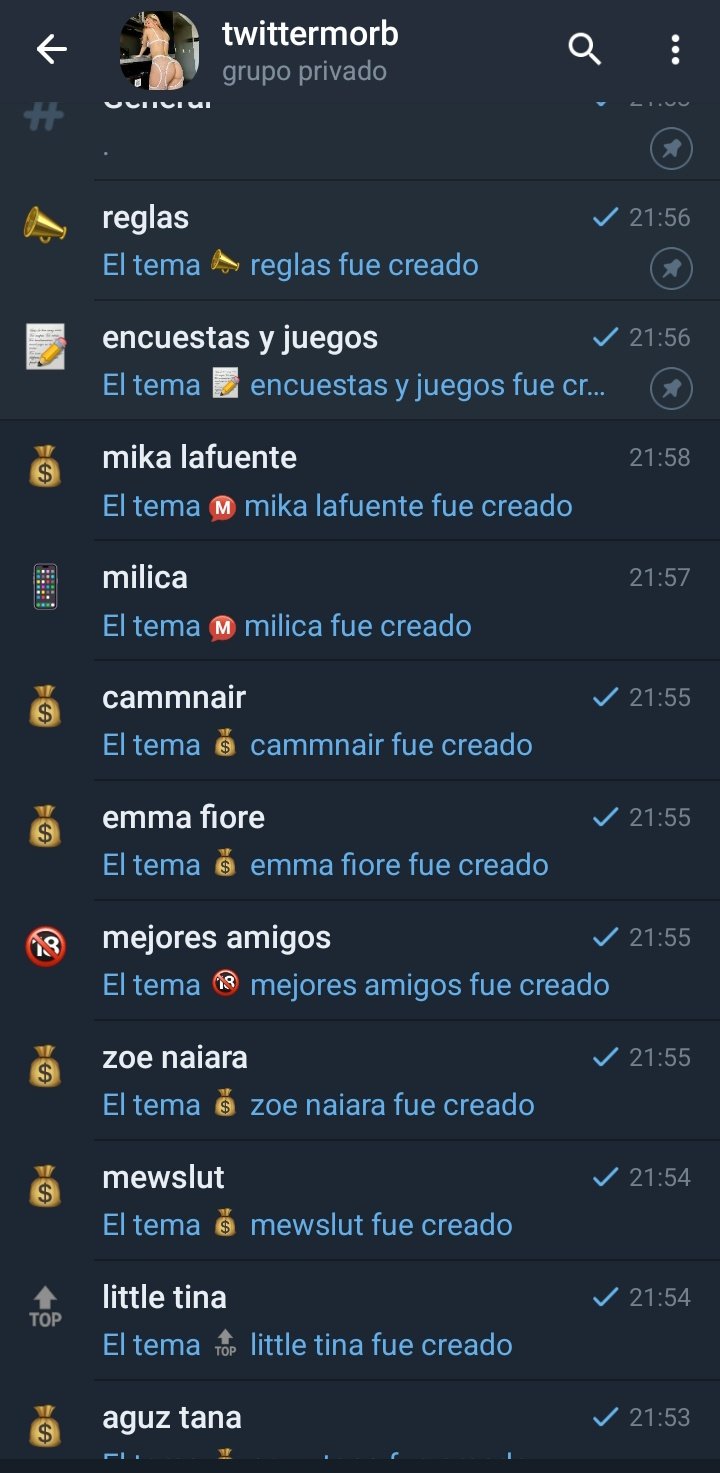 p4jroverg0n 21cm على X: bueno grupo VIP de telegram. más de 50 temas,  famosas, influences y actrices porno. inaugurando el grupo y mientras se  sube el contenido, las primeras 100 personas a