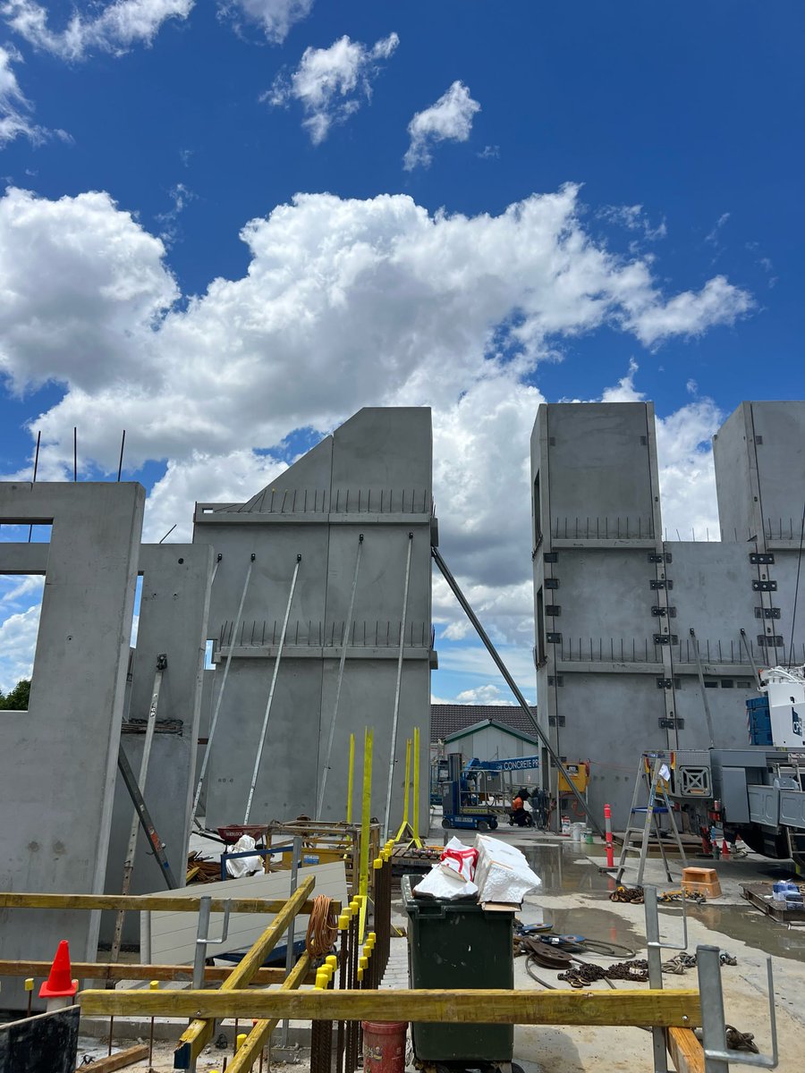ThextonSmith's tweet photo. Great to see precast going up at our Belmont aged care project.

#thextonsmith # architecture #interiors https://t.co/ORgNslORXC