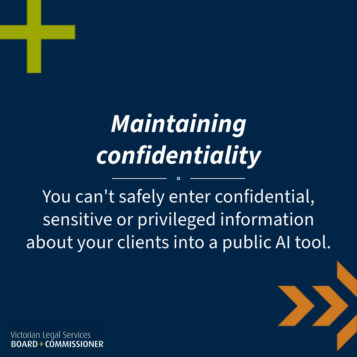 Victorian Legal Services Board + Commissioner tweet media