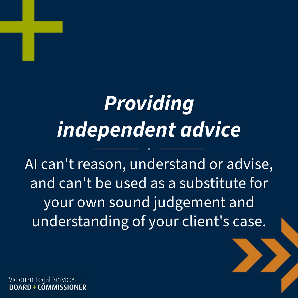 Victorian Legal Services Board + Commissioner tweet media