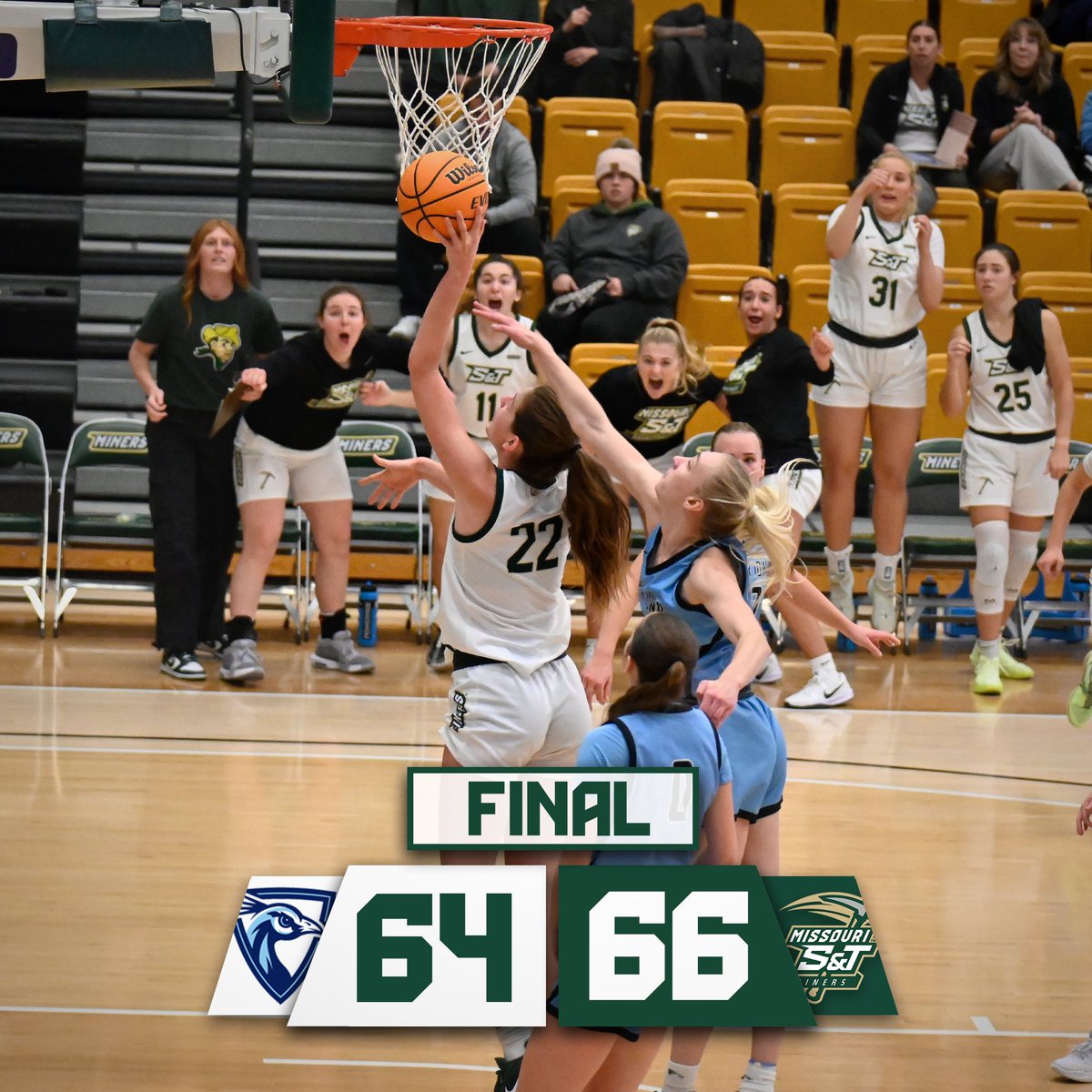 MISSOURI S&amp;T COMES BACK FROM DOWN 18 POINTS TO DEFEAT UPPER IOWA!!!

A 21-5 run at the end of the game lifts the Miners to their second win of GLVC play!

#minerpride