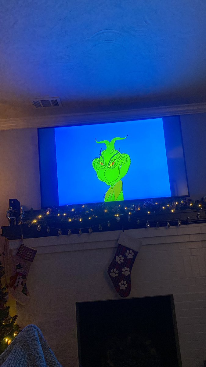 Watching the OG Grinch. Which in my opinion is the best Christmas movie. #snow