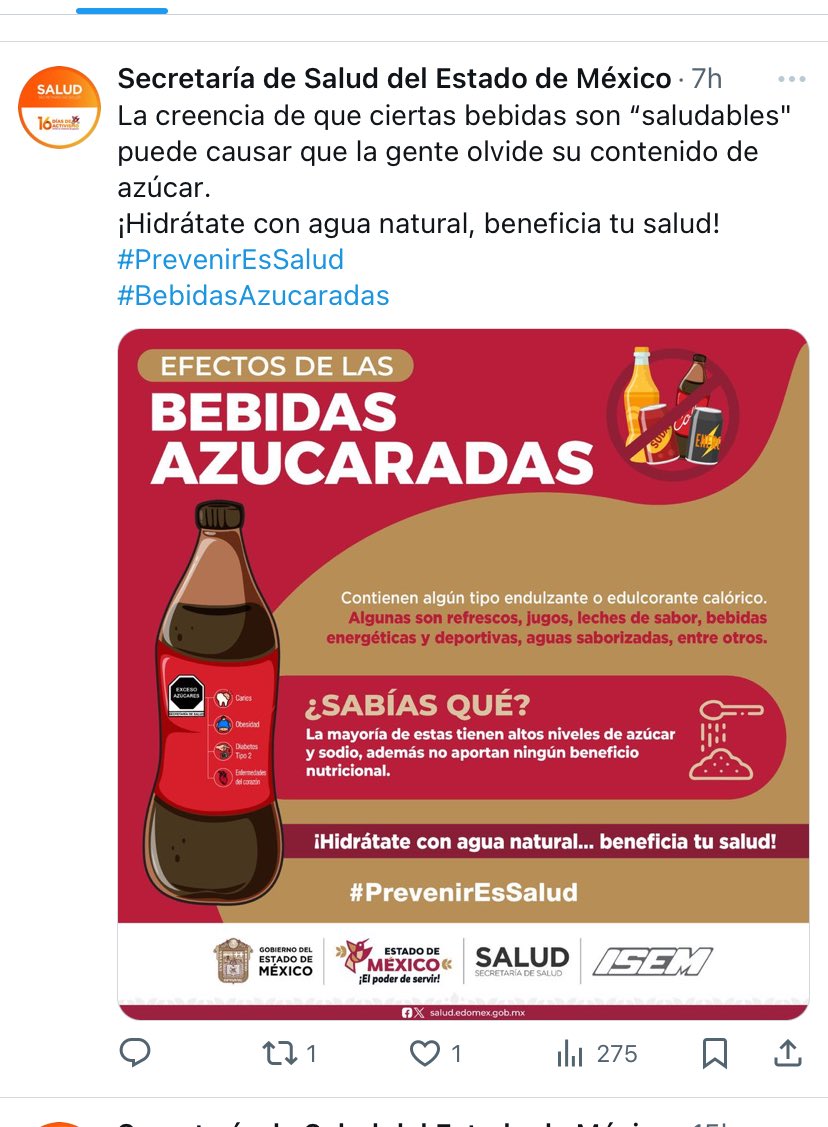 Mientras tanto <a href="/SaludEdomex/">Secretaría de Salud del Estado de México</a> te recomienda qué árbol de Navidad colocar y se pelea con la Coca Cola.