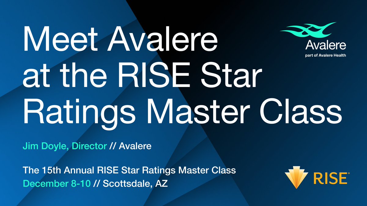 Are you attending the RISE Star Ratings Master Class next week? Don't miss this opportunity to connect with #AvalereExpert Jim Doyle. Schedule a meeting with him here: pages.avalere.com/Keep-In-Touch.…..

#HealthPlans #StarRatings #MA #MedicareAdvantage #QualityMeasures #Quality