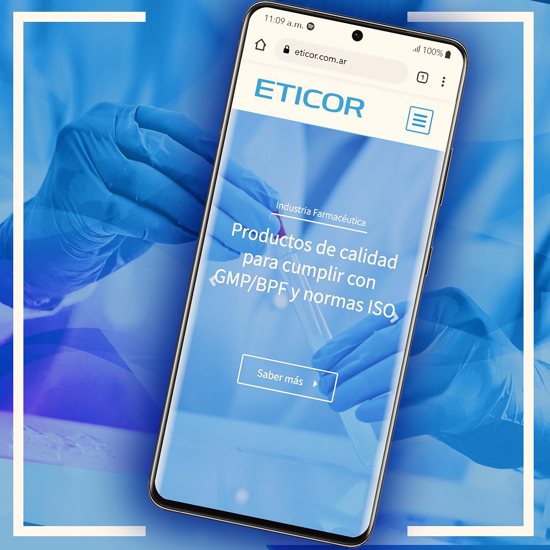 P3DesignAgency's tweet photo. Nos motiva colaborar con empresas que marcan la diferencia en sectores tan esenciales. Con Eticor, trabajamos en una experiencia digital que refleja la calidad e innovación de sus soluciones para las industrias farmacéutica, alimenticia, vitivinícola y hospitalaria. https://t.co/vRisBM4HXc