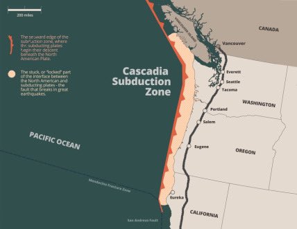 AliciaGold666's tweet photo. UPDATE: 7.0+ #earthquake that triggered tsunami warning off Northern California coast appears to have originated at the intersection of Cascadia & San Andreas fault lines. #platetechtonics #TsunamiWarning
#earthquakecalifornia https://t.co/jaYA10lnly