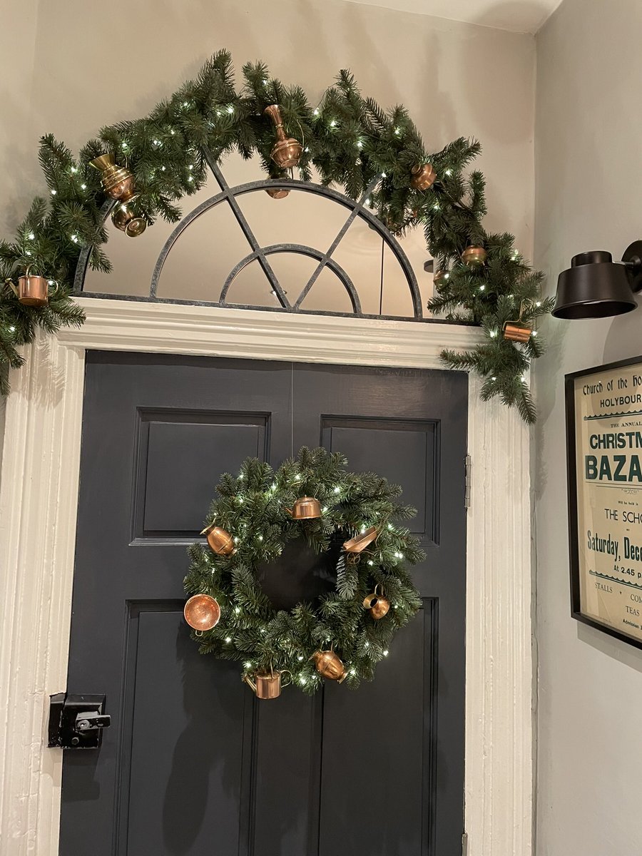 I’ve been gathering miniature copper kitchen and garden items for kitchen wreath and garland.  <a href="/GardenBrocante/">Garden Brocante</a> I could have done with the polishers skills today. Hope he’s doing well.