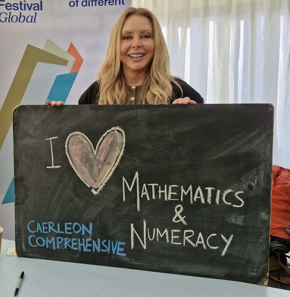 Caerleon Comp (@caerleoncomp) on Twitter photo Not many departments get a mathematical Welsh icon to endorse it. Carol Vorderman🎉🎉
<a href="/EAS_Numeracy/">EAS Numeracy</a> <a href="/carolvorders/">Carol Vorderman</a>
#cfw <a href="/WG_Education/">Welsh Government Education</a> #maximisingpotential
Thank you Carol … a great mathematical inspiration Not many departments get a mathematical Welsh icon to endorse it. Carol Vorderman🎉🎉
<a href="/EAS_Numeracy/">EAS Numeracy</a> <a href="/carolvorders/">Carol Vorderman</a>
#cfw <a href="/WG_Education/">Welsh Government Education</a> #maximisingpotential
Thank you Carol … a great mathematical inspiration
