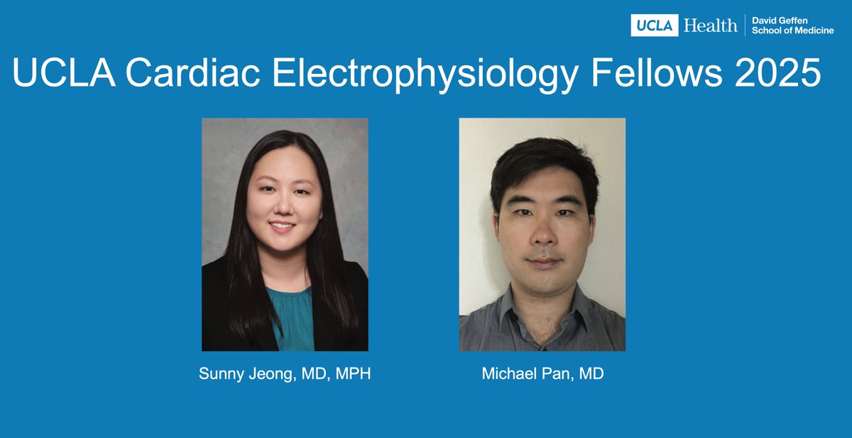 Congratulations and welcome to our incoming EP fellows starting July 2025! #bruinhearts <a href="/SunnyJeongMD/">Sunny</a> <a href="/MichaelPanMD1/">MichaelPanMD</a>