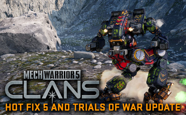#MW5Clans #TrialsOfWar DLC goes FREE plus hotfix #5 details! mw5mercs.com/news/2024/12/1…