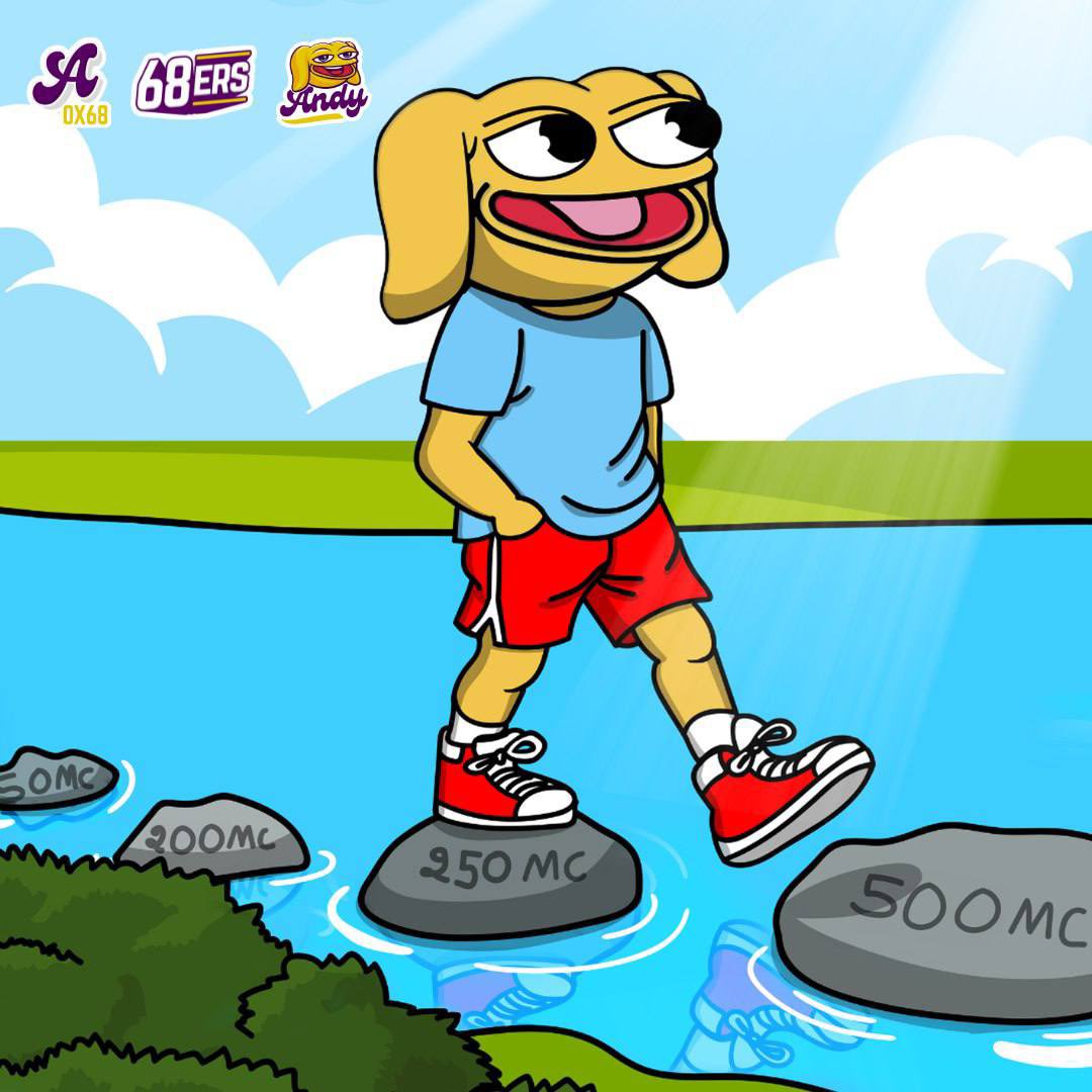andycoinonerc's tweet photo. $ANDY skipping past market cap milestones like they’re pebbles in a pond #ETH https://t.co/gzxkpHrN35