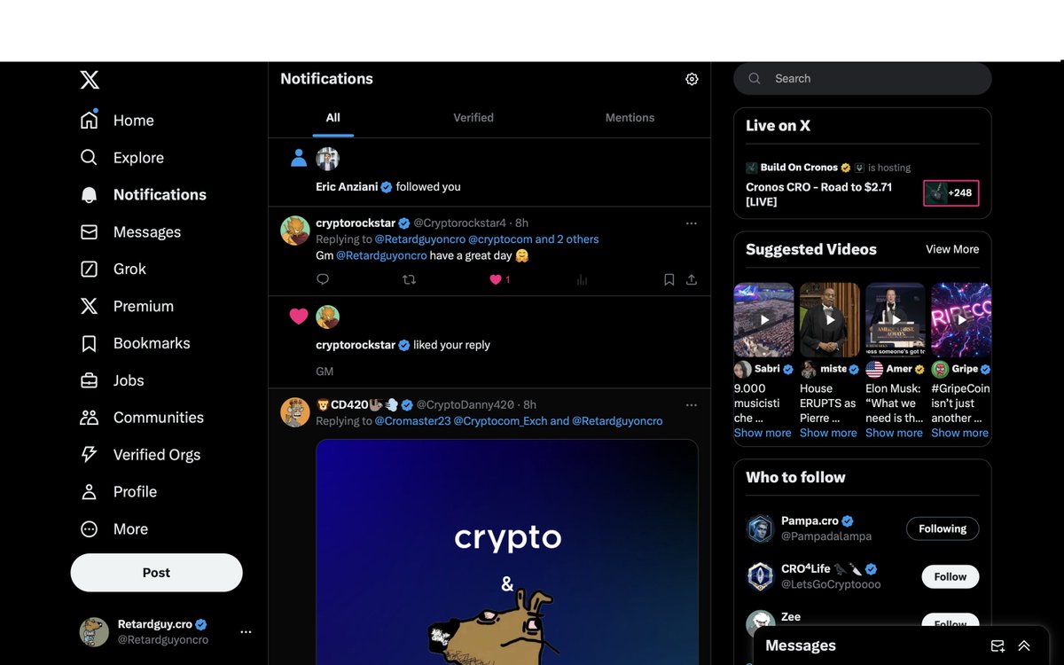 Retardguyoncro's tweet photo. Well well well what is the haters gonna say now!
@ericnode 👀

#crofam why is everyone saying WEN CDC in my dm? https://t.co/Ju5wiy2MV0
