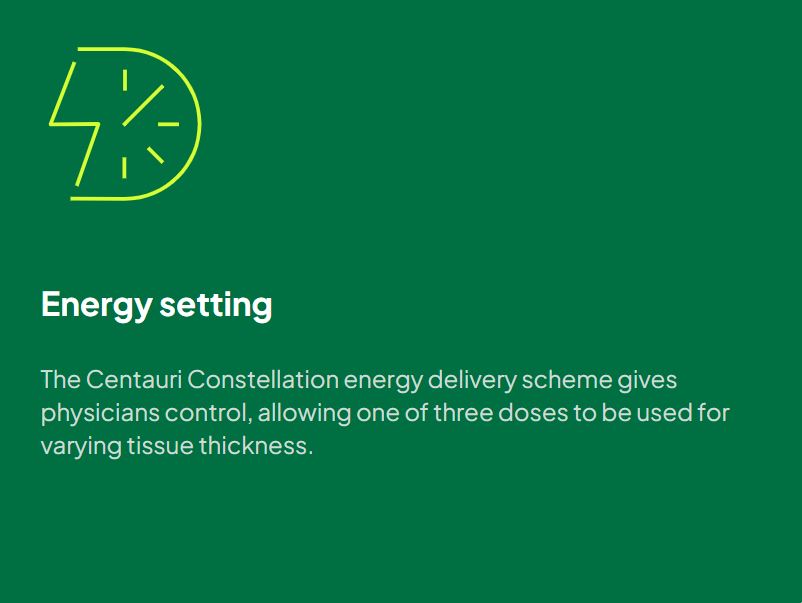 One size doesn’t fit all! Centauri’s customizable Energy Setting offers three different dose levels to match varying tissue thickness.

Learn more in our next post!

ow.ly/fOb650SCjZM #PFA #Centauri #epeeps #AFIB 

Centauri is not for sale in the US.