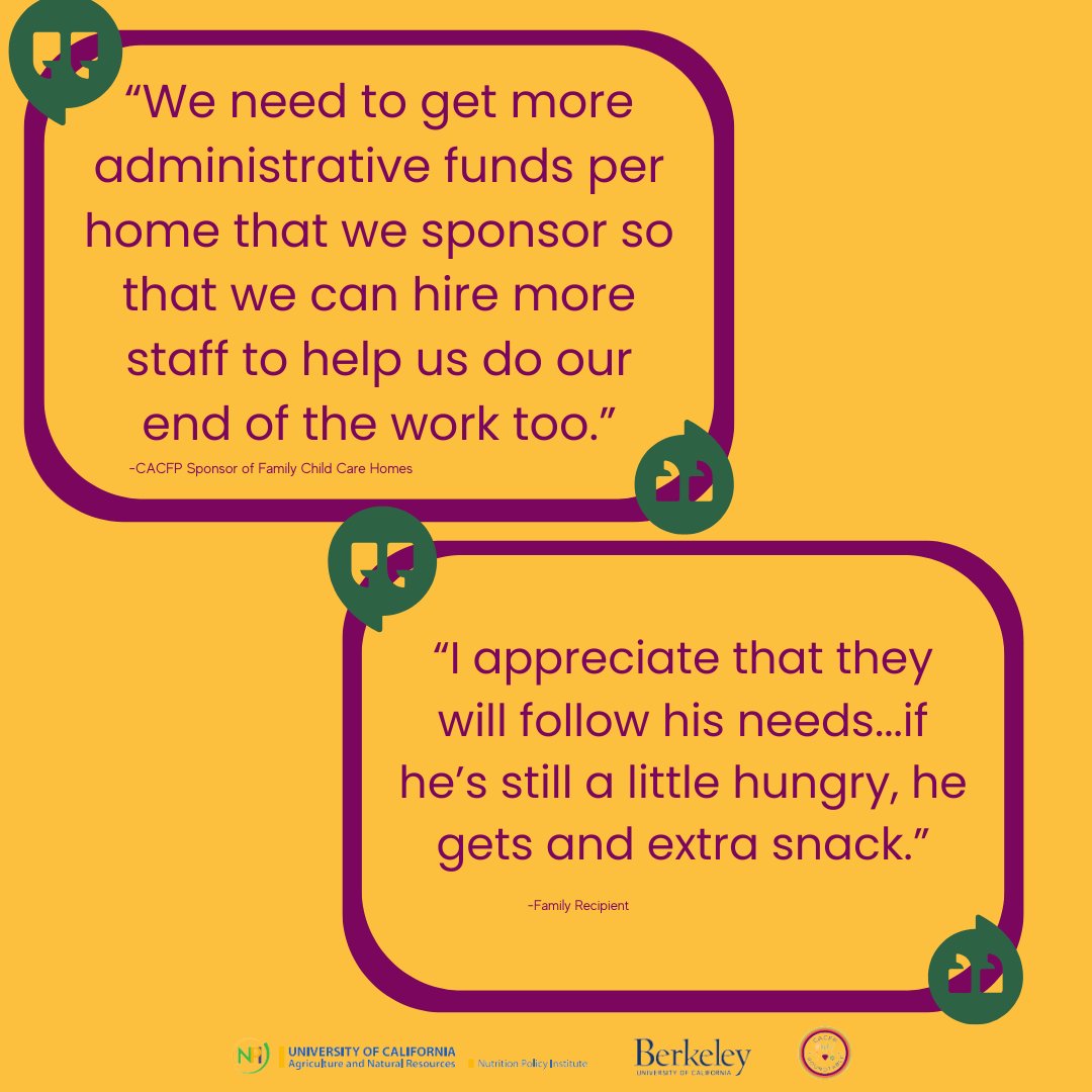 CACFPRoundtable's tweet image. #CACFP operators need an additional meal and Sponsors of homes are experiencing challenges: Two new research briefs. See our findings and direct quotes from the community: bit.ly/4if5Vxs
