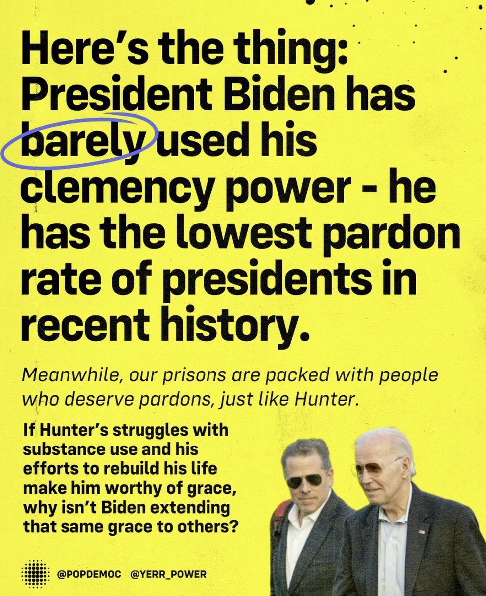 TXOrgProject's tweet photo. If President Biden can pardon his son, he can pardon thousands of others who've faced similar circumstances.

Sign the ‘Before You Go, Joe’ petition if you agree!

Demand #PardonsForOurPeople. 

https://t.co/rLSIOu1BLN https://t.co/GwepjVEvmv