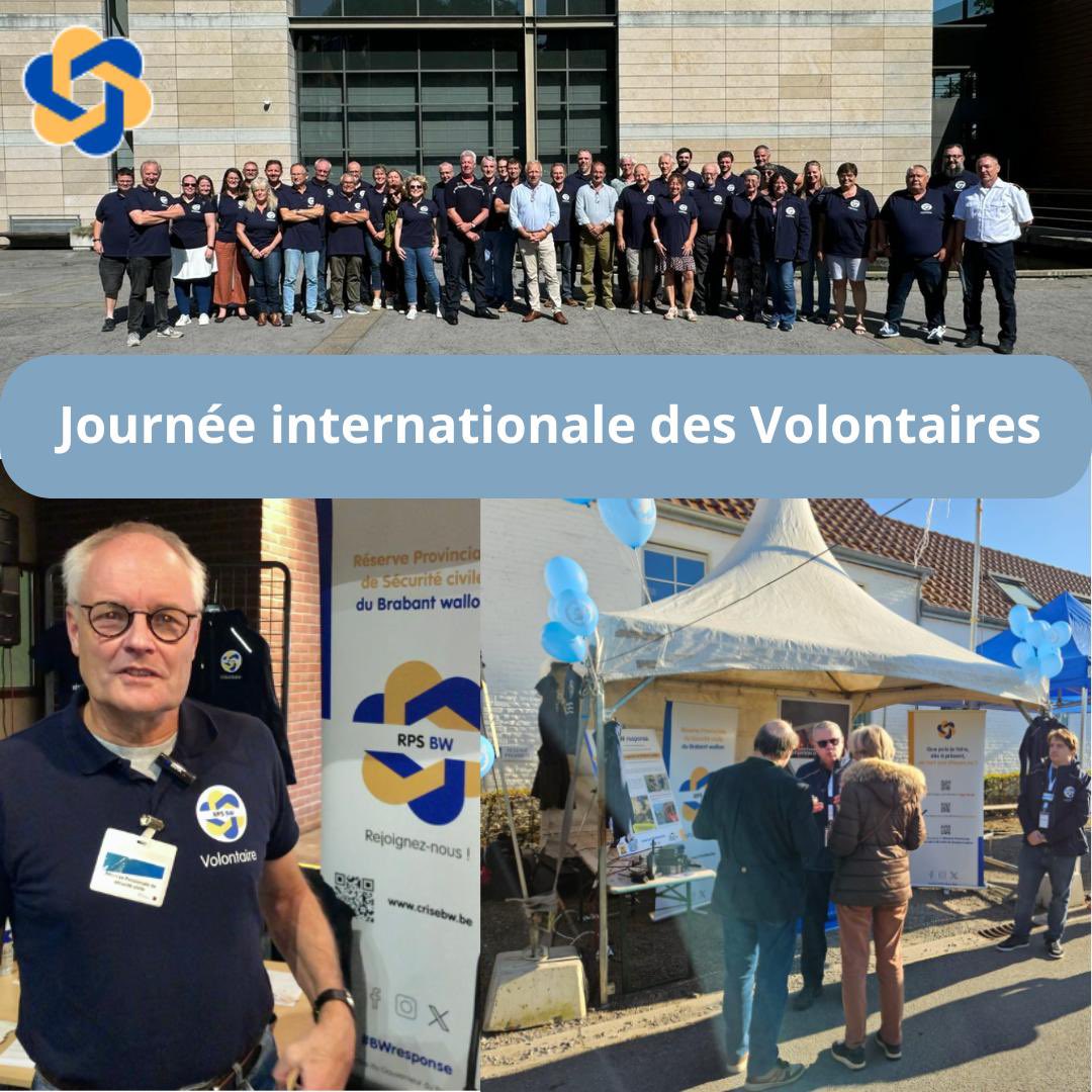 gillesmahieu's tweet photo. Journée internationale des volontaires ce 5 décembre. L’occasion de saluer l’engagement des citoyens au sein de la RPS réserve provinciale de sécurité civile du Brabant wallon. MERCI 🙏🏻 ! #BWresponse https://t.co/O0eGMjKhg5