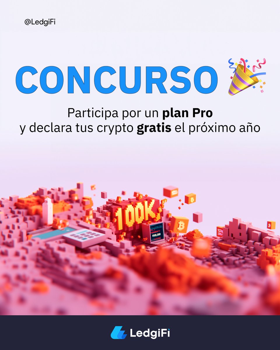 🔴 ALERTA DE CONCURSO! 😱

¿Quieres calcular tus ganancias en criptomonedas para la declaración del próximo año sin costo?

Adivina el precio de Bitcoin al cierre de este año y participa por un plan PRO de LedgiFi 2024 🎁✨

¿Cómo participar?

1. Síguenos en X.
2. Dale Like a