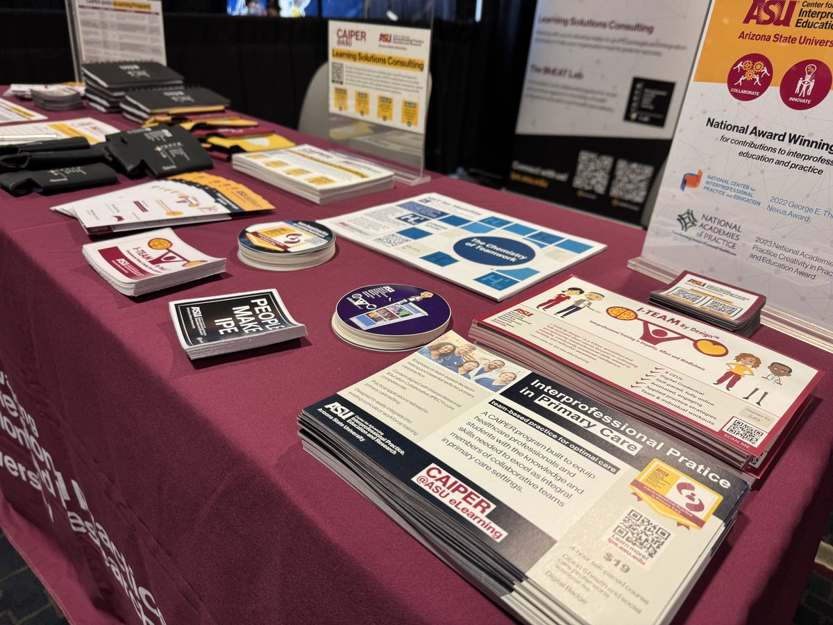 asucaiper (@asucaiper) on Twitter photo <a href="/asucaiper/">asucaiper</a> is a proud sponsor of <a href="/AACNursing/">AACN</a> #AACNTransform24!
The CAIPER team is in New Orleans for the 2024 Transforming Academic Nursing: Leading w/ Creativity Conference!
Learn more:
aacnnursing.org/transform/exhi…
<a href="/asunursing/">ASU Edson College of Nursing and Health Innovation</a> <a href="/CAIPERBhEATLab/">CAIPER BhEATLab</a>
#HIITforHumility #AACNconvenes <a href="/asucaiper/">asucaiper</a> is a proud sponsor of <a href="/AACNursing/">AACN</a> #AACNTransform24!
The CAIPER team is in New Orleans for the 2024 Transforming Academic Nursing: Leading w/ Creativity Conference!
Learn more:
aacnnursing.org/transform/exhi…
<a href="/asunursing/">ASU Edson College of Nursing and Health Innovation</a> <a href="/CAIPERBhEATLab/">CAIPER BhEATLab</a>
#HIITforHumility #AACNconvenes