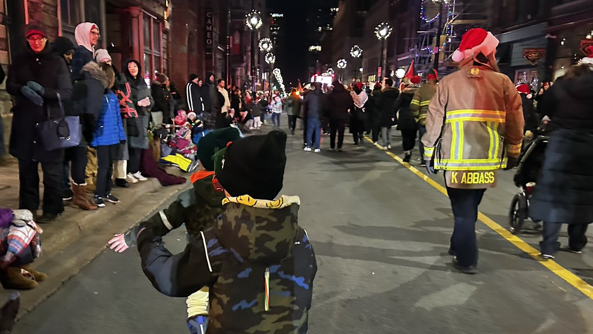hfxfirefighters's tweet photo. 🎄 This Sunday, #hfxfirefighters are excited to join the Parade of Lights once again! Keep an eye out for us alongside @Q104Halifax and give us a wave! 🎅✨ #ParadeOfLights https://t.co/agRNCUPJlK