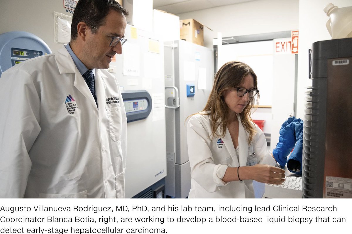 MountSinaiLiver (@mountsinailiver) on Twitter photo Mount Sinai researchers are exploring liquid biopsy as a breakthrough tool for early detection of hepatocellular carcinoma, comparing it to current standards like ultrasound and serum AFP. This innovative approach could transform early cancer detection. bit.ly/4imG1I4 Mount Sinai researchers are exploring liquid biopsy as a breakthrough tool for early detection of hepatocellular carcinoma, comparing it to current standards like ultrasound and serum AFP. This innovative approach could transform early cancer detection. bit.ly/4imG1I4